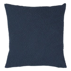 Jeté de lit, couvre-lit stonewashe coton Maïa recyclé Navy - Vivaraise 2