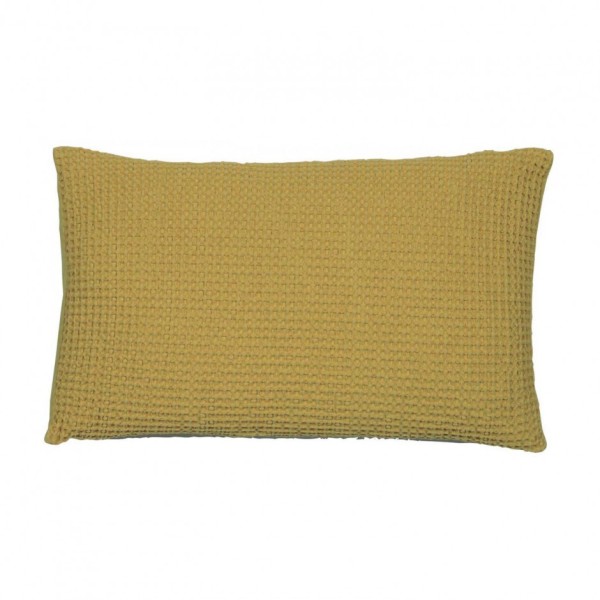 Coussin coton stonewashed Maïa recyclé, Vivaraise