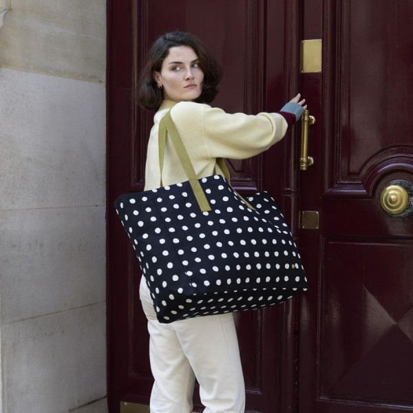 Sac cabas mia Caviar 38x46x18, La cerise sur le gâteau