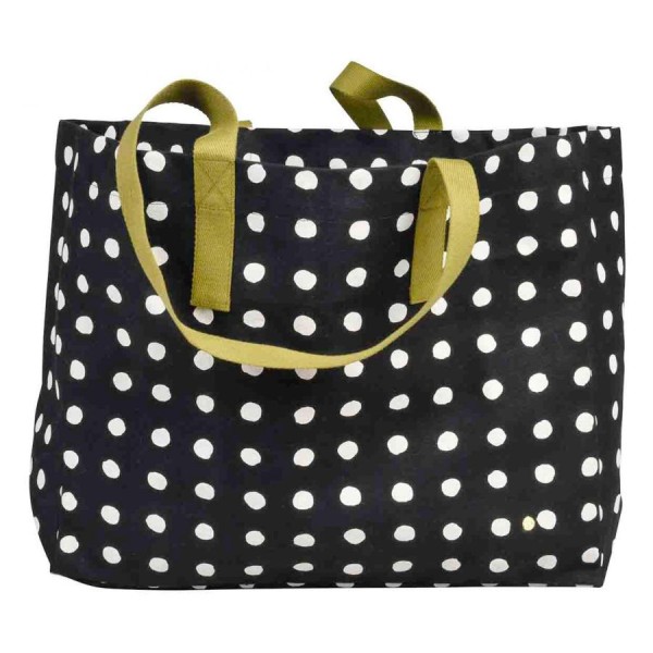 Sac cabas Mia Caviar 38x46x18, La cerise sur le...