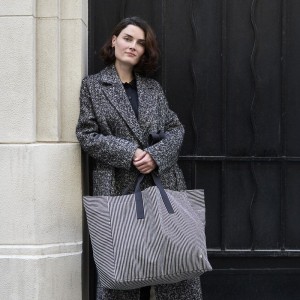 Sac cabas Basile Caviar 38x46x18, La cerise sur le gâteau 2