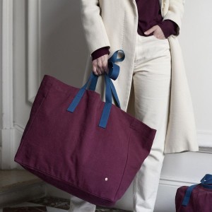 Sac cabas Iona Wine 38x46x18, La cerise sur le gâteau