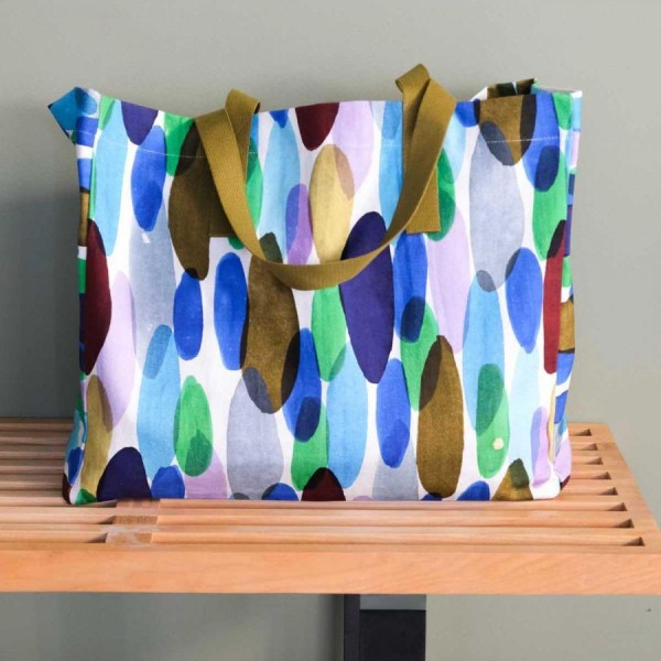 Sac cabas Joy Multicolore 38x46x18, La cerise...