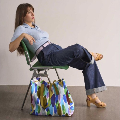 Sac cabas Joy Multicolore 38x46x18, La cerise sur le gâteau