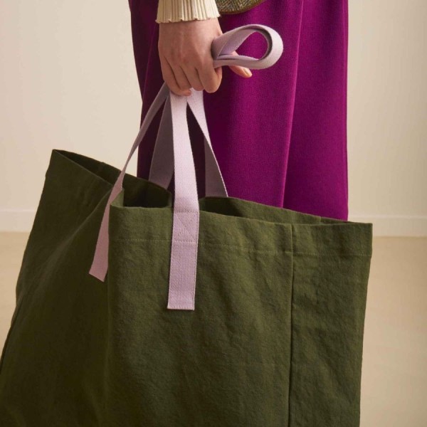 Sac cabas Iona Kale 38x46x18, La cerise sur le...