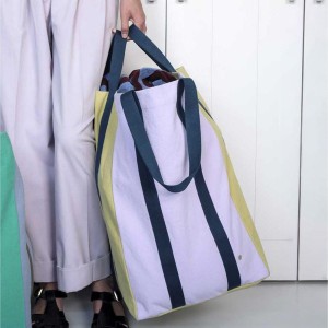 Sac Maxi Poppins Tricolo Lilas Ananas 48x33x33, La cerise sur le gâteau 2