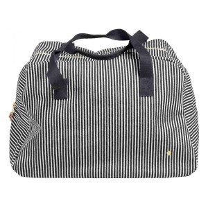 Sac de voyage Week-end Basile Caviar 28x42x20
