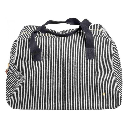 Sac de voyage Week-end Basile Caviar 28x42x20