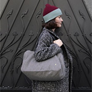 Sac de voyage Week-end Basile Caviar 28x42x20 2