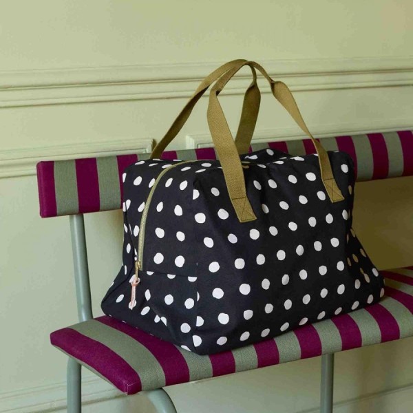 Sac de voyage Week-end Mia Caviar 28x42x20, La...