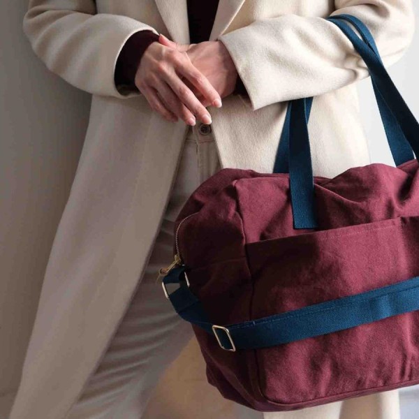 Sac de voyage Iona Wine 30x42x20, La cerise sur...