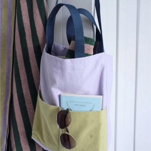 Sac My City Tricolo Lilas Ananas 37x35x9, La cerise sur le gâteau 2