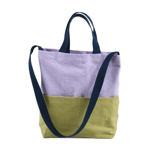 Sac My City Tricolo Lilas Ananas 37x35x9, La cerise sur le gâteau