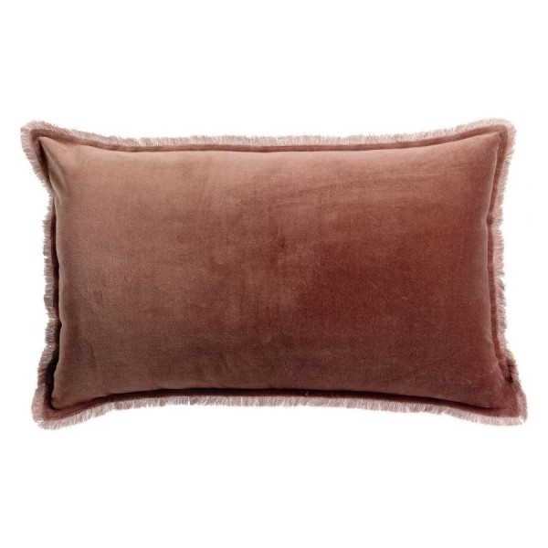 Edredon bout de lit uni velours de coton/coton...