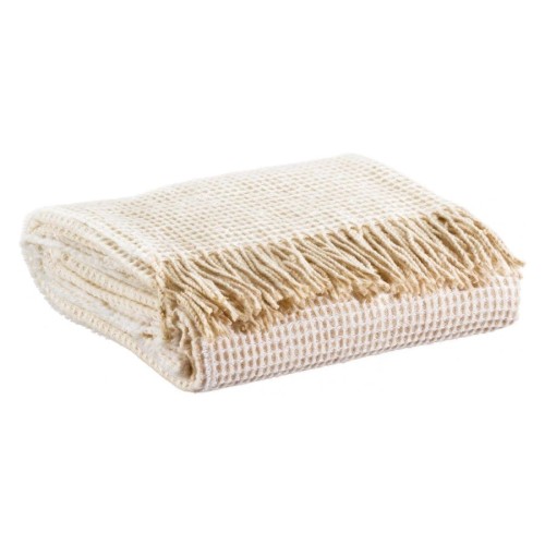 Plaid recyclé Vittoria Neige, Vivaraise