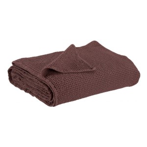 eté de lit coton stonewashed Maïa recyclé Ebéne, Vivaraise