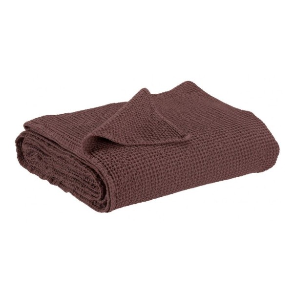eté de lit coton stonewashed Maïa recyclé Ebéne, Vivaraise