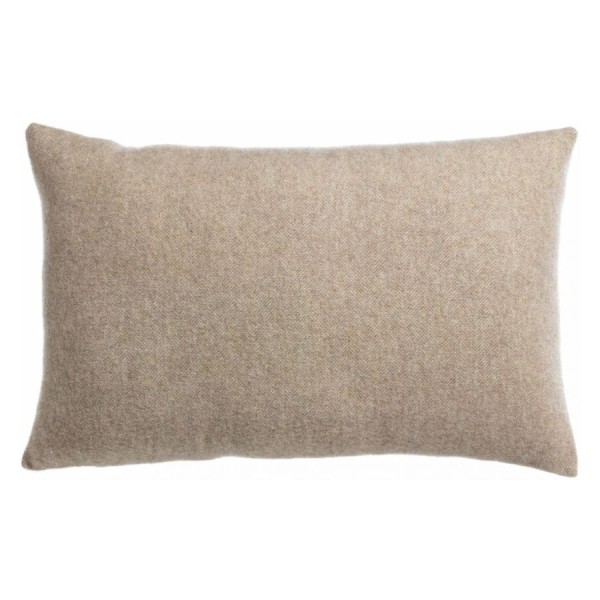 Coussin laine mérinos/cachemire Carina Naturel 40x65, Vivaraise