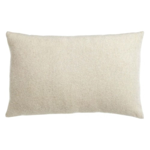 Coussin laine mérinos/cachemire Carina Nuage 40x65, Vivaraise