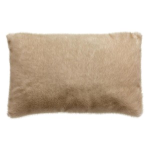 Coussin fausse fourrure Liwen Naturel 40x65, Vivaraise