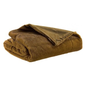 Plaid fausse fourrure Liwen Café, Vivaraise