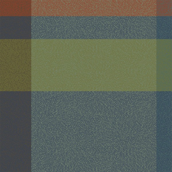 Nappe coton jacquard Mille Baies Shetland,...