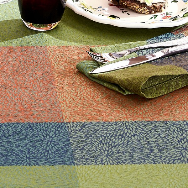 Chemin de table coton jacquard Mille Baies...
