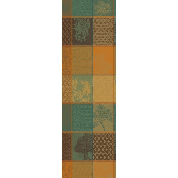 Chemin de table coton jacquard Mille Trees...