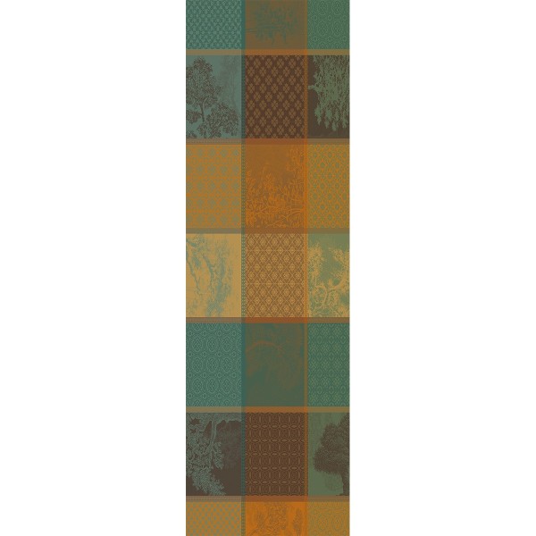 Chemin de table coton jacquard Mille Trees...