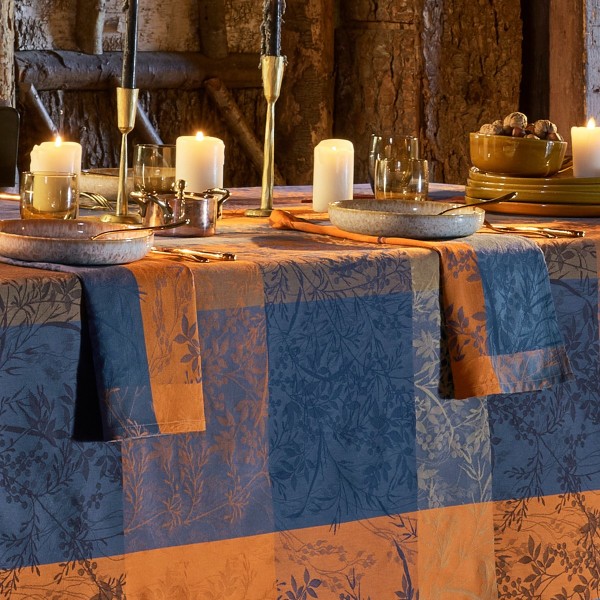 Nappe coton jacquard Mille Branchages...