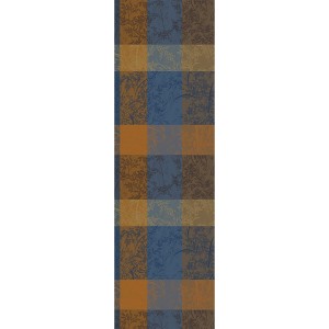 Chemin de table coton jacquard Mille Branchages Crépuscule, Garnier-Thiébaut 2