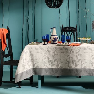 Nappe enduite Mille Prunus Silver, Garnier-Thiébaut