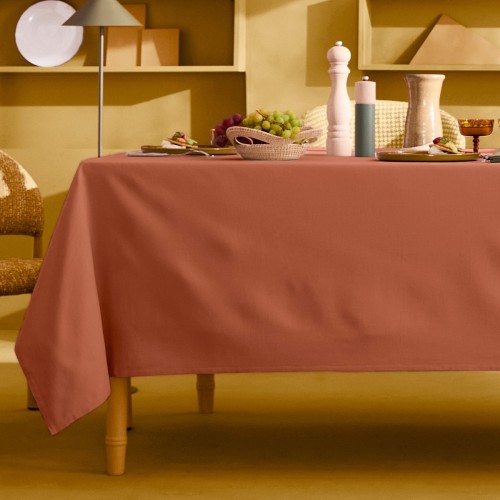 Nappe sur mesure coton uni Bastide Sienne laize 180cm, Garnier-Thiébaut