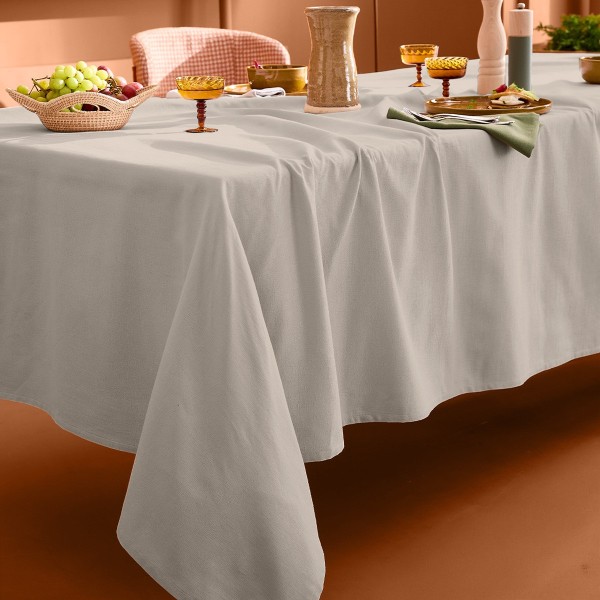 Nappe sur mesure coton uni Bastide Lin laize...