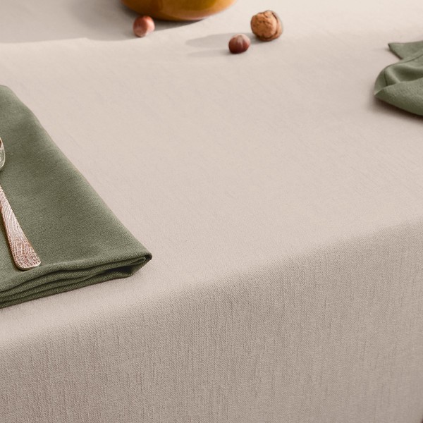 Nappe sur mesure coton uni Bastide Lin laize...
