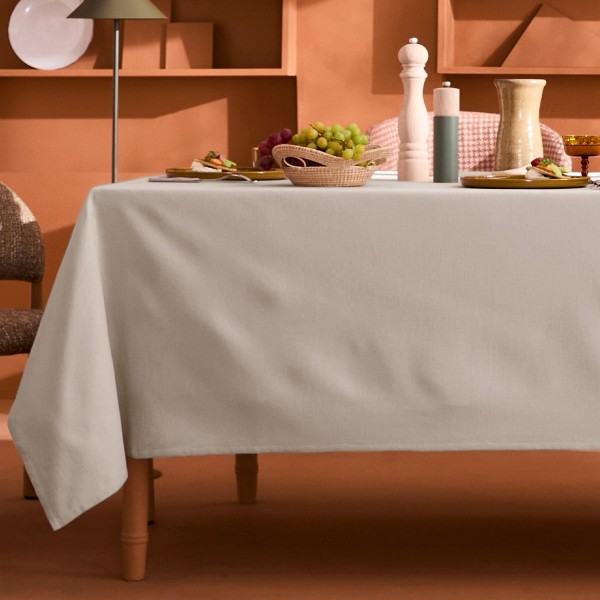 Nappe sur mesure coton uni Bastide Lin laize...