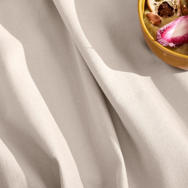 Nappe sur mesure coton uni Bastide Lin laize...