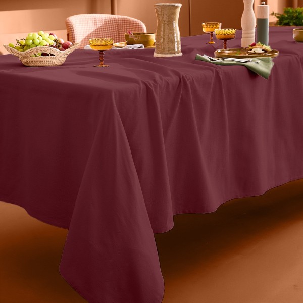 Nappe sur mesure coton uni Bastide Garance...