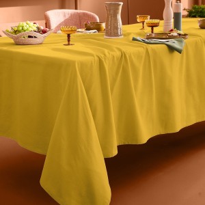 Nappe sur mesure coton uni Bastide Curry laize 180cm, Garnier-Thiébaut 2
