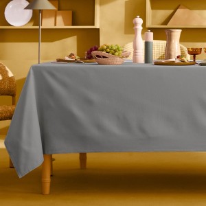 Tissu au mètre coton uni Bastide Gris laize 180cm, Garnier-Thiébaut