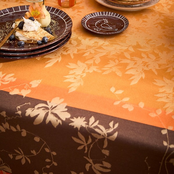 Tissu sur mesure Mille Lierres Automne laize...