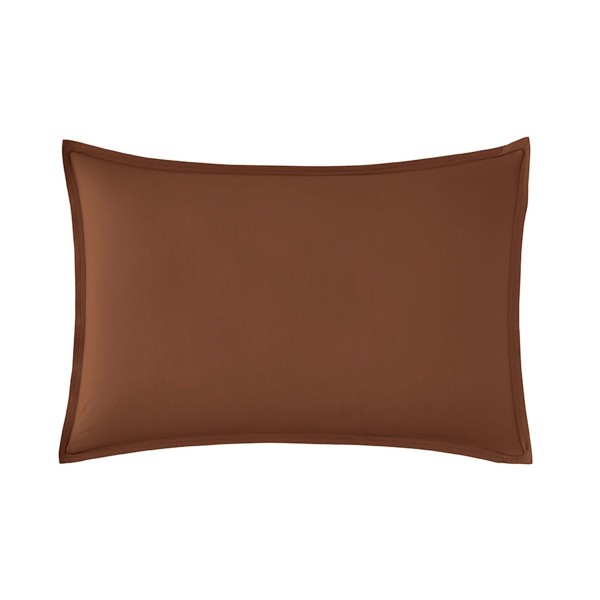 Housse de couette unie en percale de coton 80...