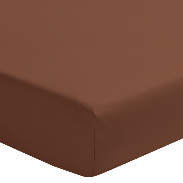 Housse de couette unie en percale de coton 80...