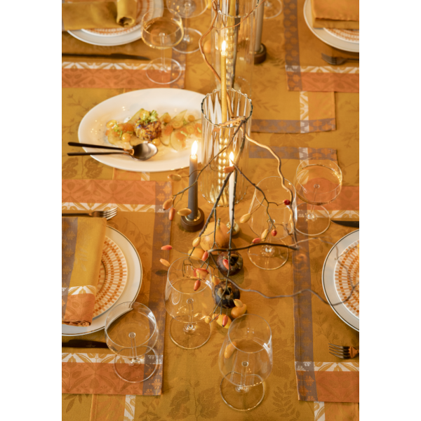 Serviettes de table Manor Lane Coloquinte, Le...