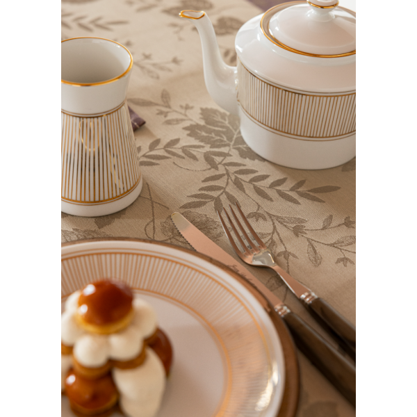 Nappe enduite sur mesure Manor Lane Rosé des...
