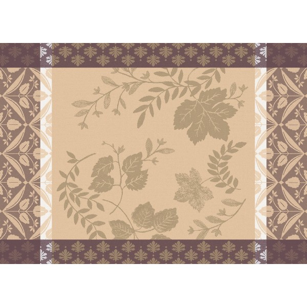 Sets de table enduits Manor Lane Rosé des prés, Le Jacquard Français