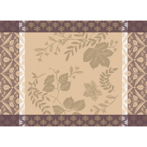 Sets de table enduits Manor Lane Rosé des prés, Le Jacquard Français