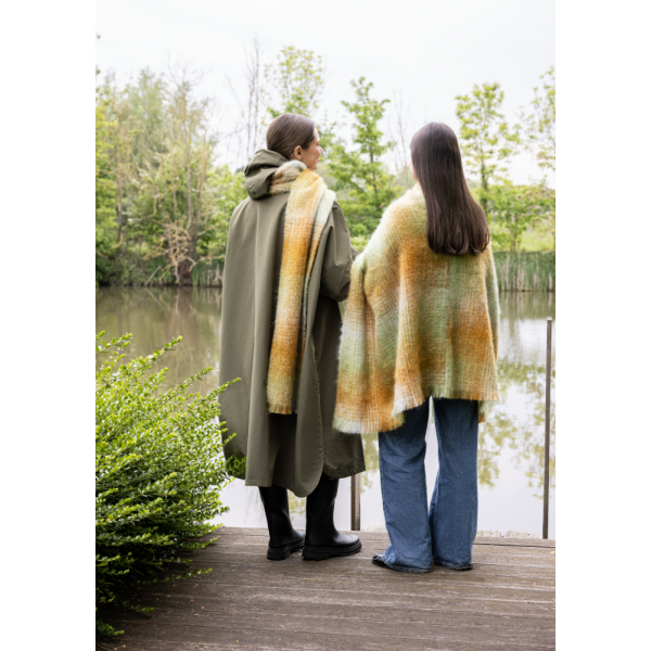 Poncho Mohair Hôtel particulier Marqueterie par...