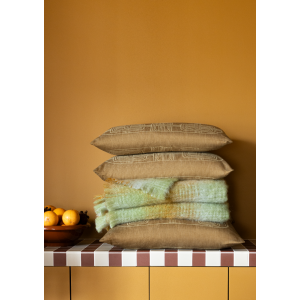 Plaid Mohair Hôtel particulier Marqueterie par Brun de Vian-Tiran, Le Jacquard Français