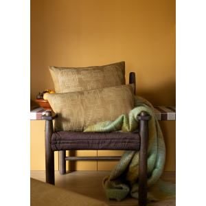 Plaid Mohair Hôtel particulier Marqueterie par Brun de Vian-Tiran, Le Jacquard Français 2